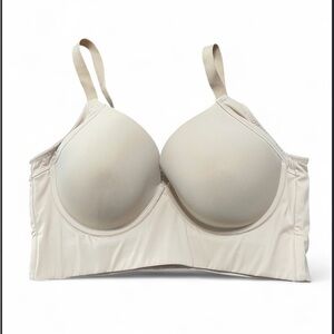 Shapellx Bare Essentials AirSlim Underwire Push-Up Bra Nude Beige Size 36D/E